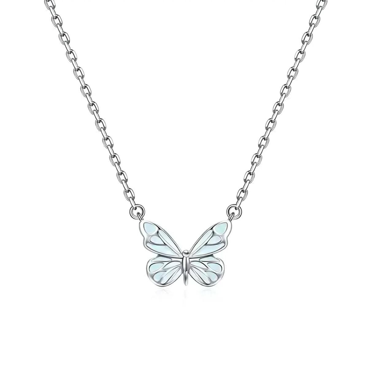Collana Farfalla Illuminata (ARGENTO 925)