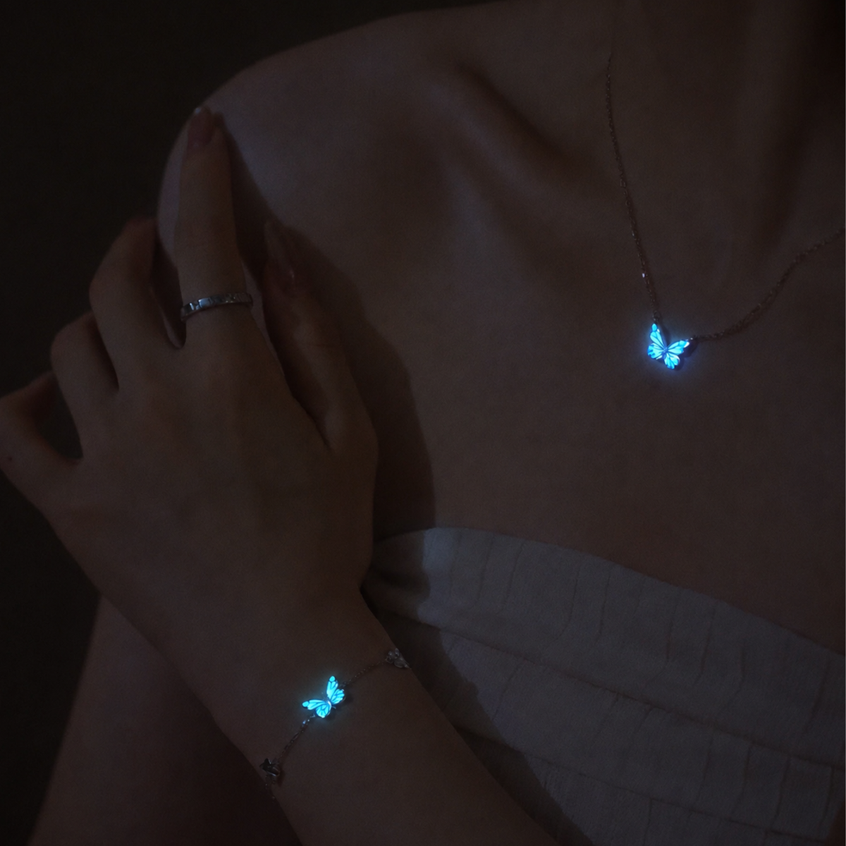 Bracciale Farfalla Illuminata (ARGENTO 925)