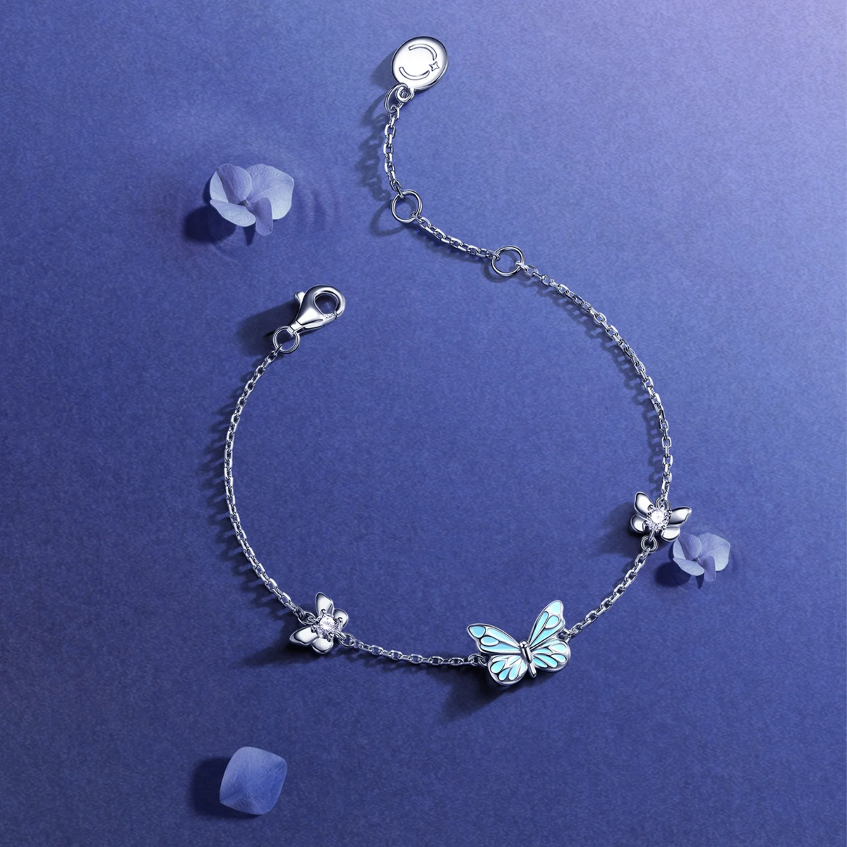Bracciale Farfalla Illuminata (ARGENTO 925)
